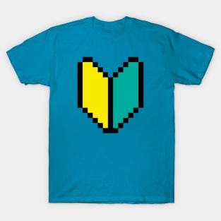 8 Bit Pixel Wakaba / Shoshinsha Mark T-Shirt